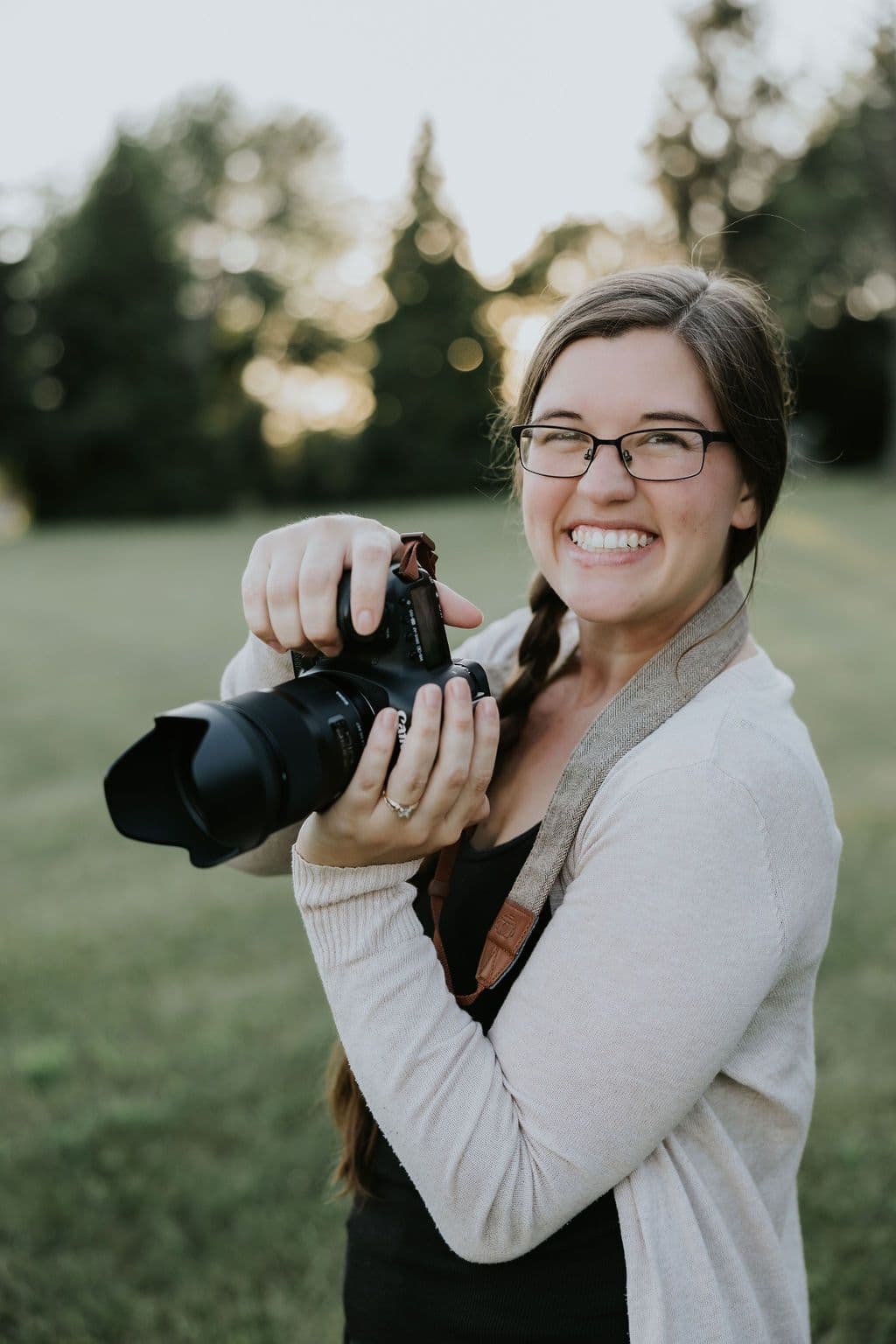 Tampa Family Photographer portrait in a beautiful field